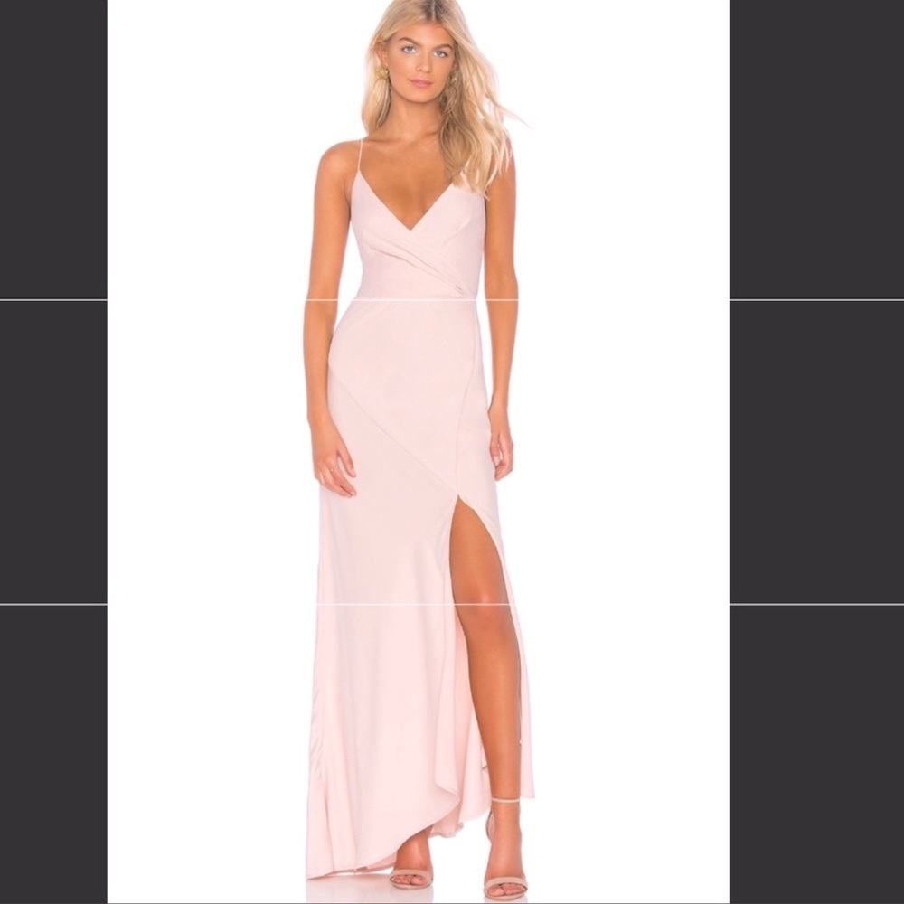 Wedding season! Gorgeous blush C/MEO collective gown
